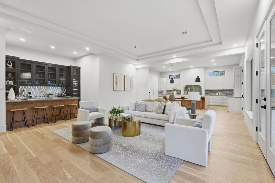 Invite your guest over to your beautiful living room