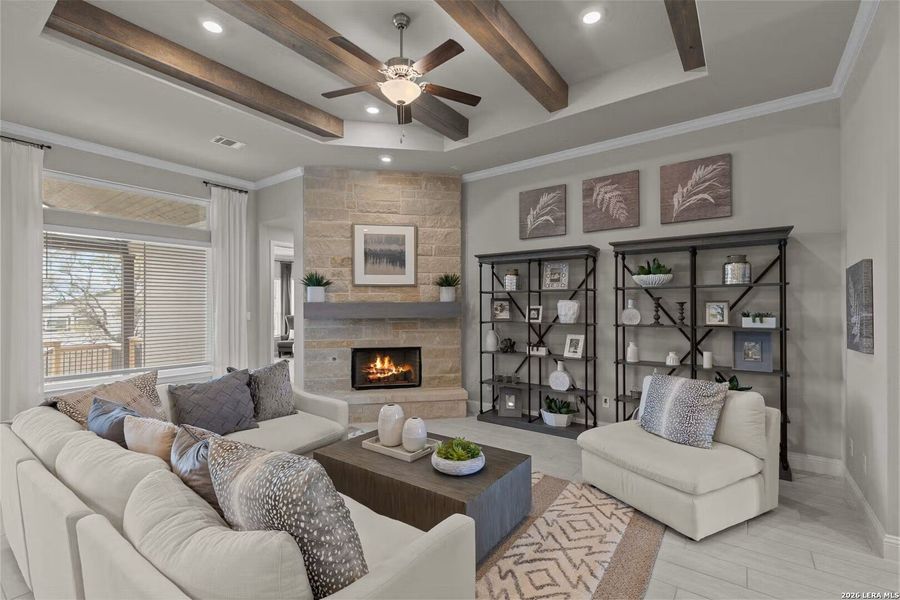 Furnished interior view inside a new home in , Castroville (Image 4). Furnished interior view inside a new home in , Castroville (Image 4).