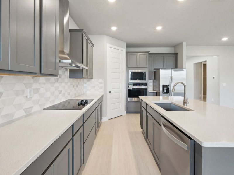 Kitchen in the Coral floorplan