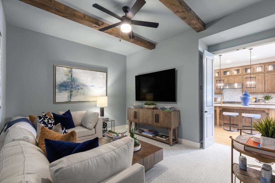 Representative Entertainment Room - some options shown