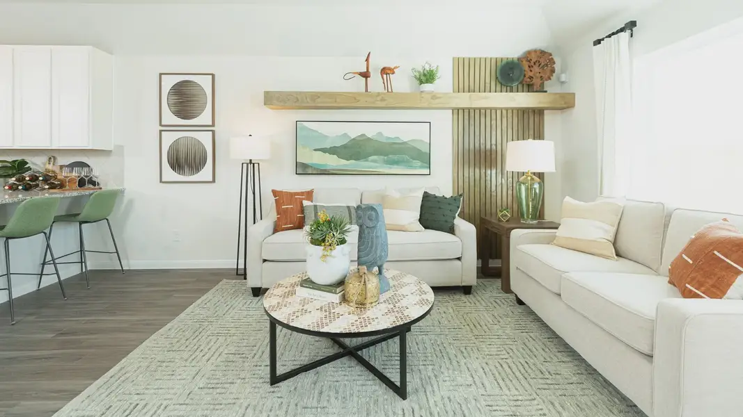 Representative furnished interior of a home built from the The Ravenna by Legend Homes in River Ranch, Dayton (Image 5). Representative furnished interior of a home built from the The Ravenna by Legend Homes in River Ranch, Dayton (Image 5).