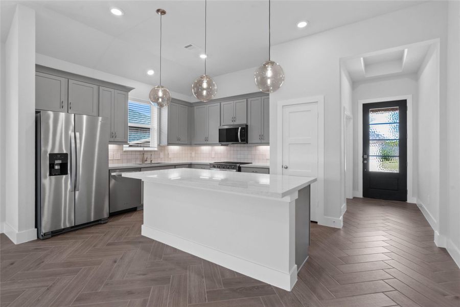 Furnished interior view inside a new home in Sorella, Tomball (Image 8).