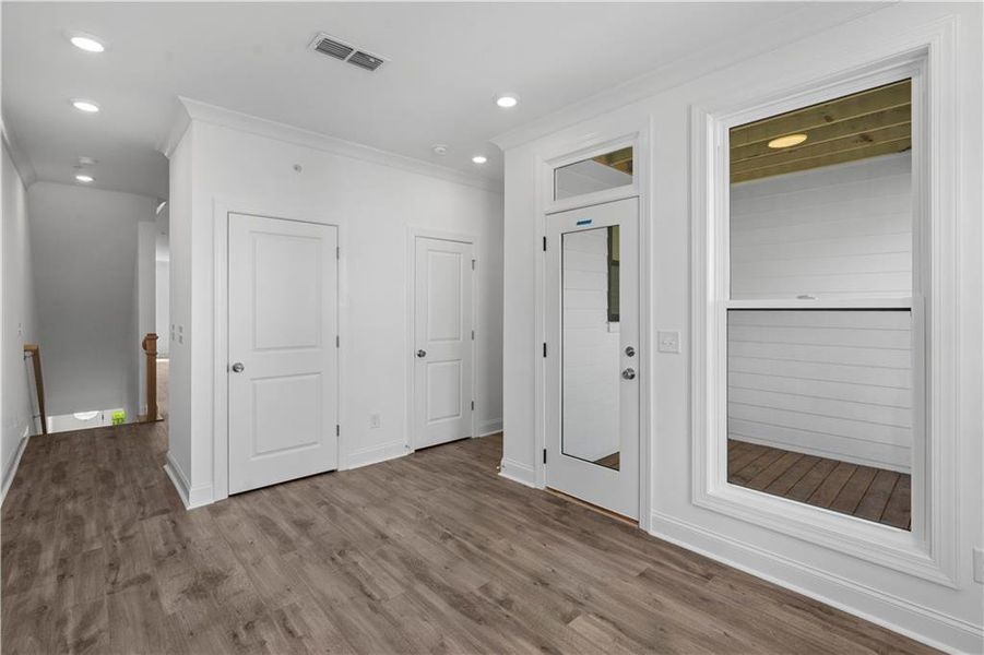 Spacious, unfurnished interior of a new home in Ecco Park, Alpharetta (Image 27).