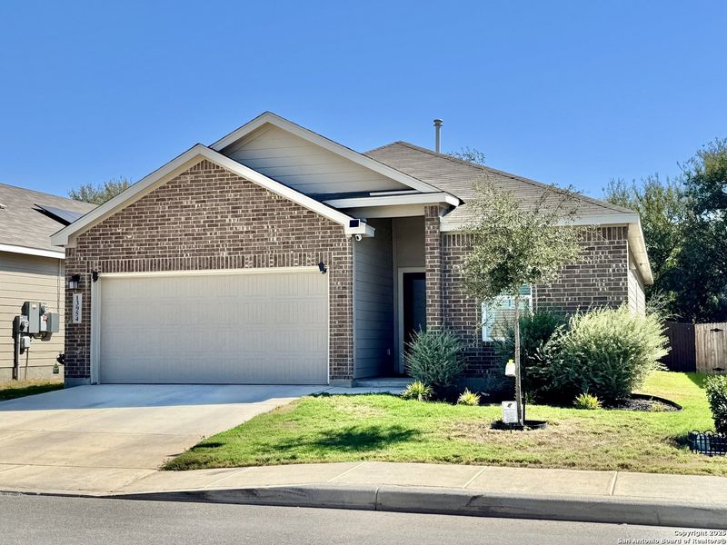 Front exterior of a new home in , San Antonio, TX, highlighting curb appeal (Image 2). Front exterior of a new home in , San Antonio, TX, highlighting curb appeal (Image 2).