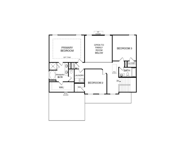 2D floor plan layout of this home in Red Oak Ridge, Loganville, GA (Image 3).
