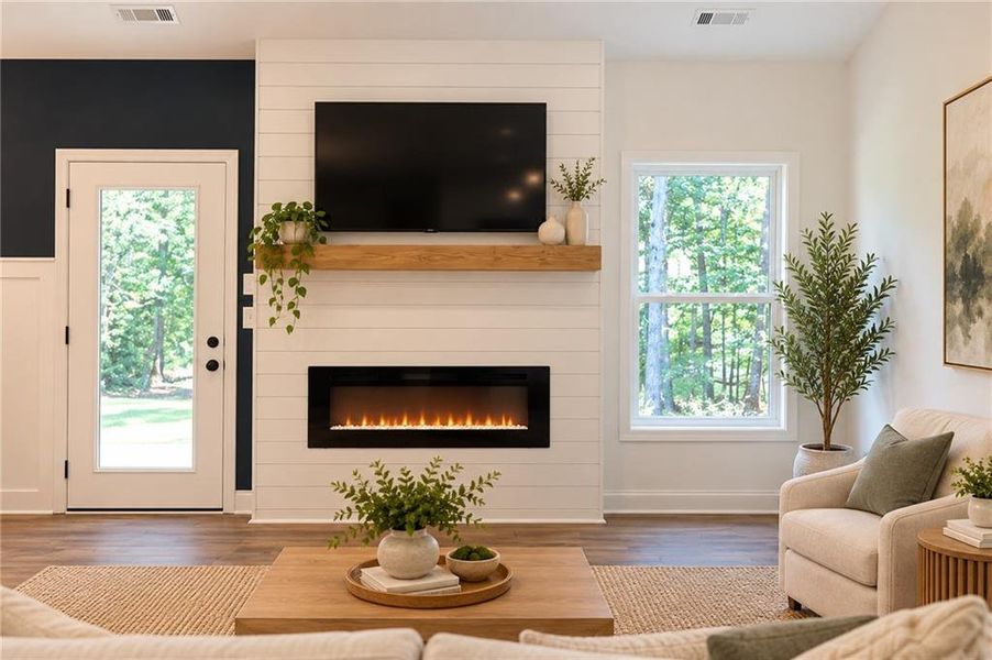 Furnished interior view inside a new home in , Villa Rica (Image 40).