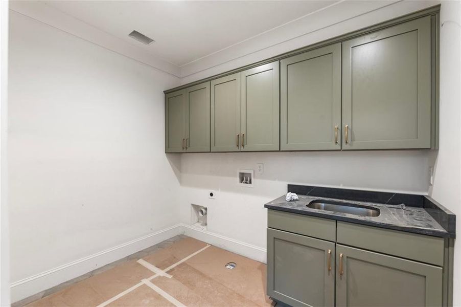 In-progress construction of a new home in , Alpharetta, GA (Image 30).