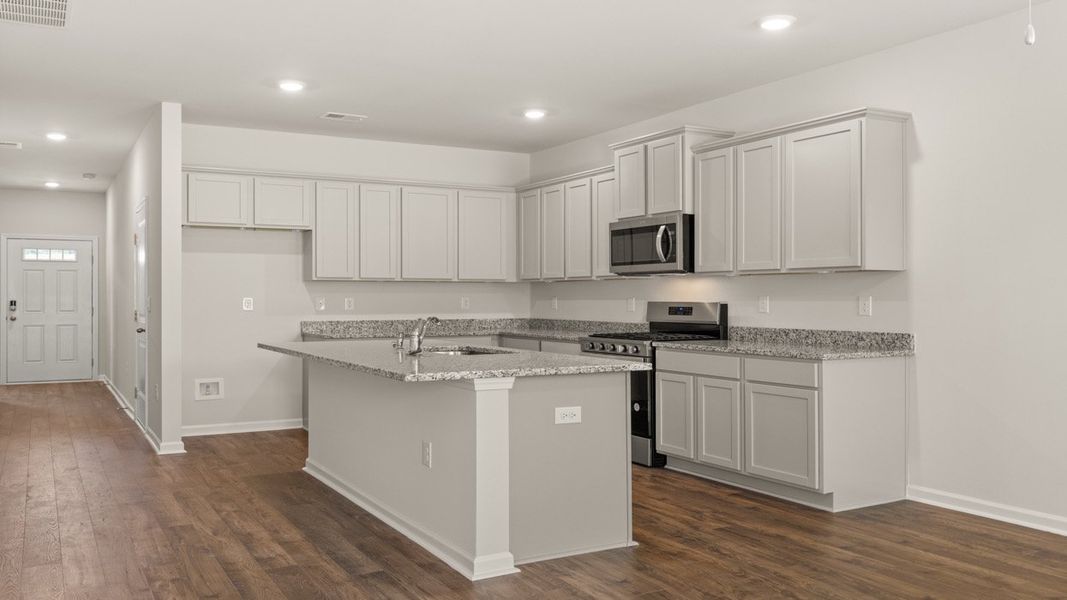Furnished interior view inside a new home in Byrd Village, Graniteville (Image 4).