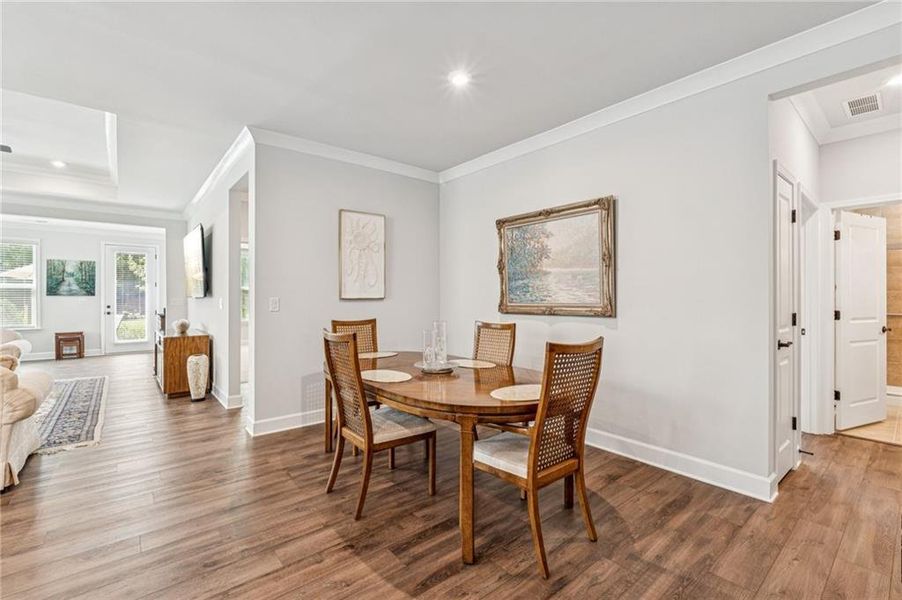 Furnished interior view inside a new home in Lakecrest, Buford (Image 11).