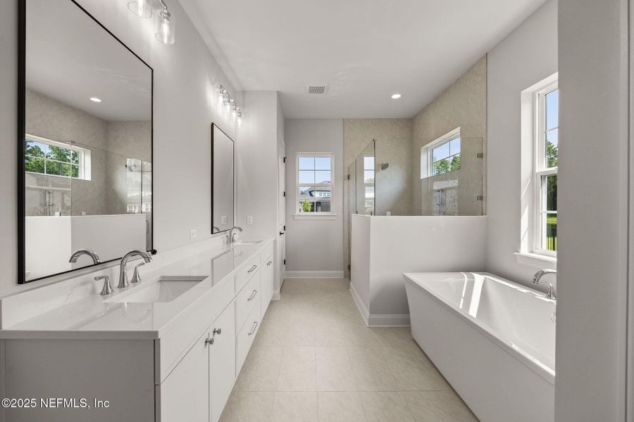 Furnished interior view inside a new home in , St. Johns (Image 6). Furnished interior view inside a new home in , St. Johns (Image 6).