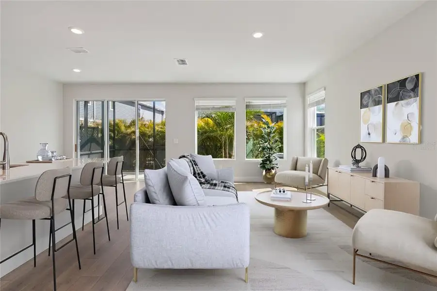 Furnished interior view inside a new home in , Parrish (Image 9).
