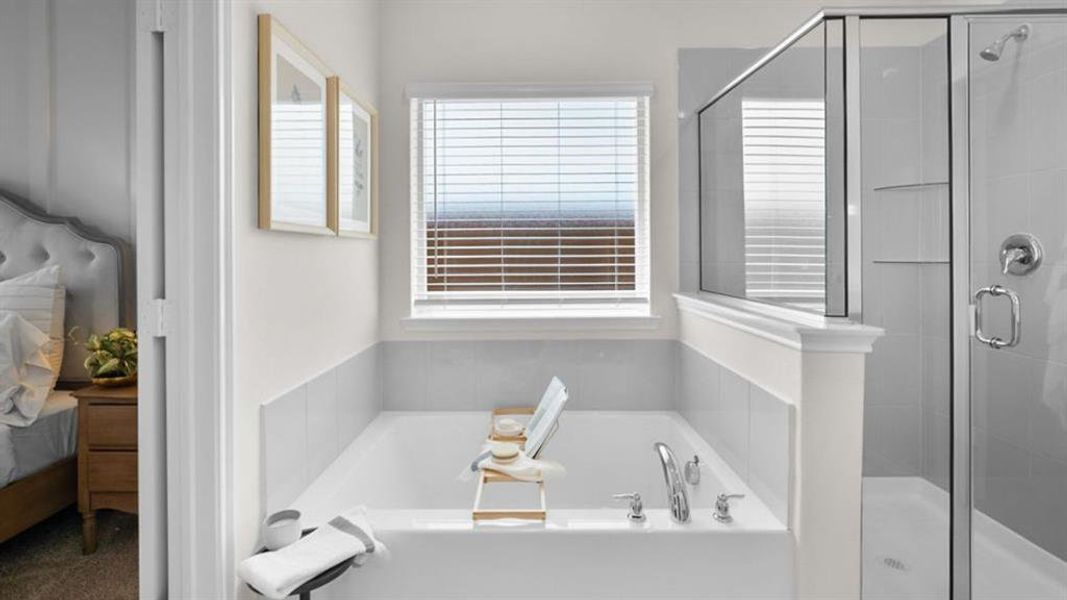 Furnished interior view inside a new home in The Preserve at Forum, Grand Prairie (Image 12). Furnished interior view inside a new home in The Preserve at Forum, Grand Prairie (Image 12).