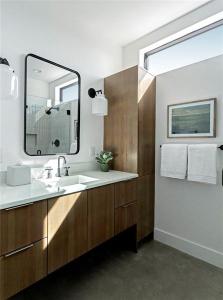 Furnished interior view inside a new home in Hye Springs Ranch, Hye (Image 8).