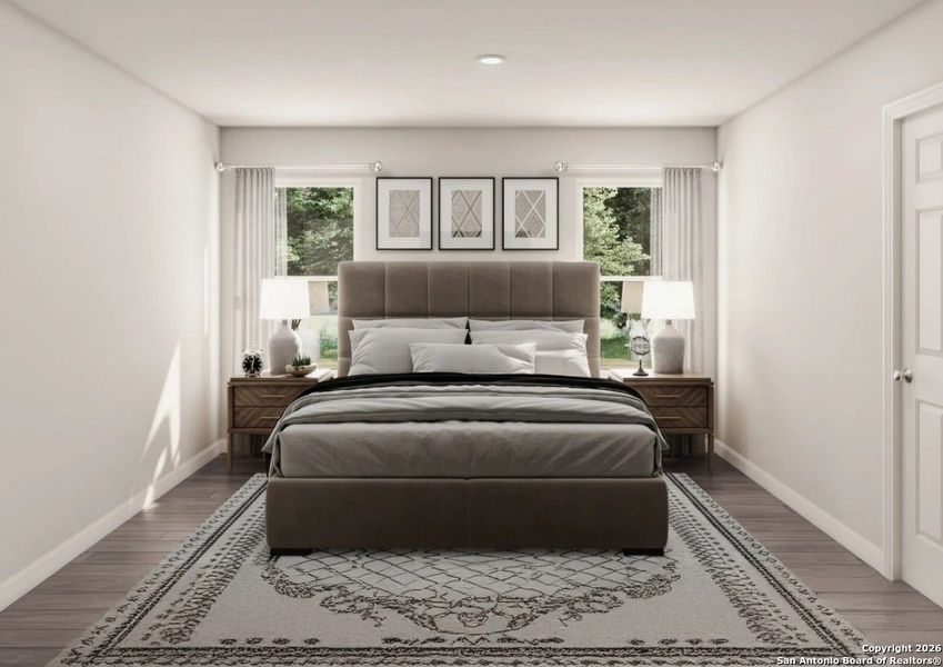 Furnished interior view inside a new home in The Park, Uvalde (Image 4).