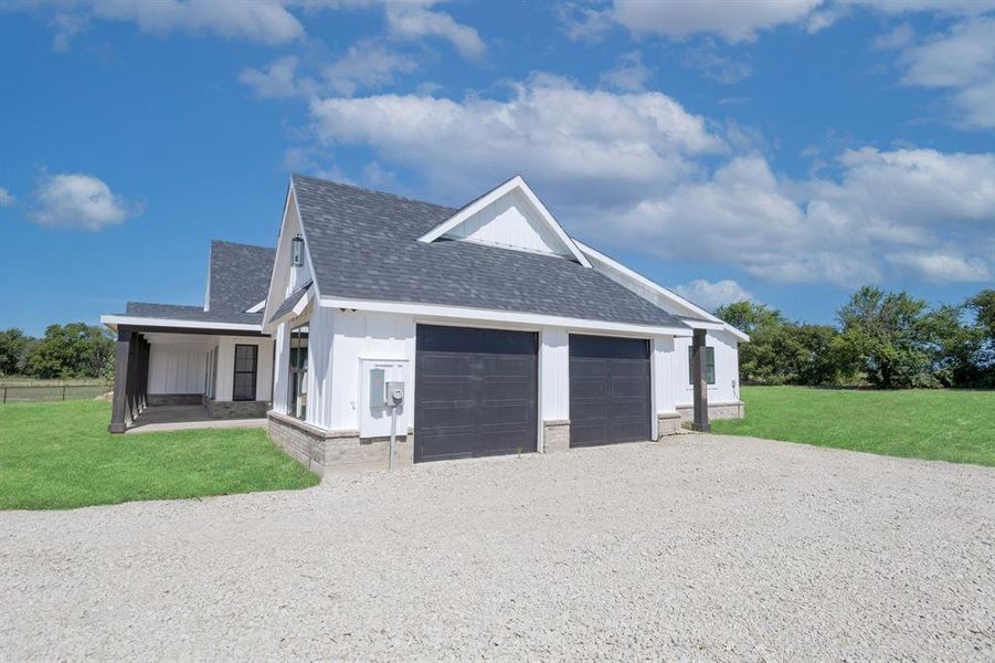 Front exterior of a new home in , Justin, TX, highlighting curb appeal (Image 30).
