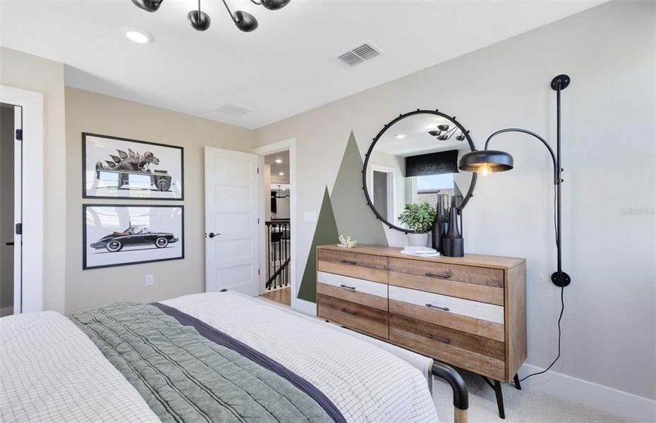 Furnished interior view inside a new home in Parkside Trails, Clermont (Image 7).