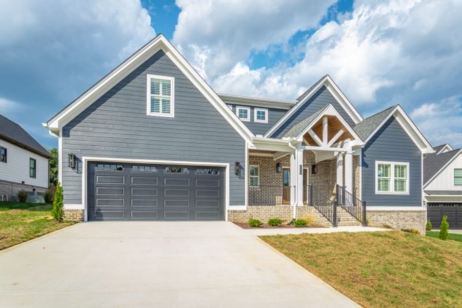 Representative exterior photo of a completed home built from the Autumnbrook C by Riverstone Construction, LLC in Faith View, Ooltewah, TN (Image 23). Representative exterior photo of a completed home built from the Autumnbrook C by Riverstone Construction, LLC in Faith View, Ooltewah, TN (Image 23).