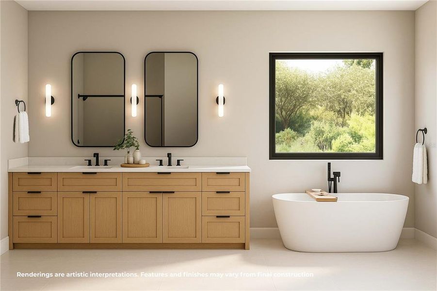 Furnished interior view inside a new home in Windermere, Windermere (Image 5).