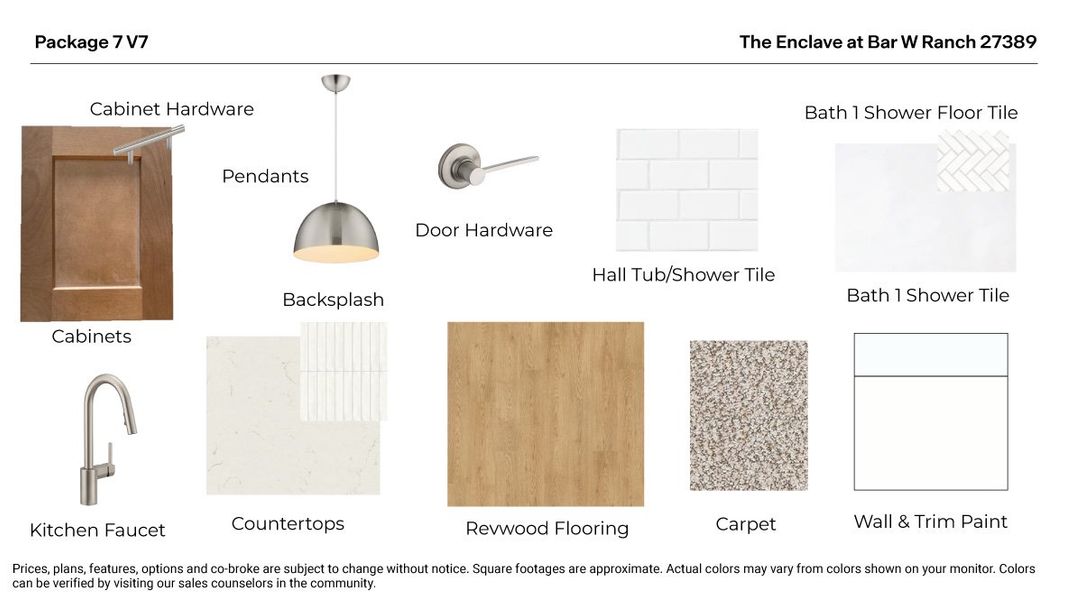 Materials commonly used for homes built from the The Edinburg by D.R. Horton in The Enclave at Bar W Ranch, Leander (Image 10).