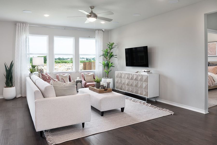Furnished interior view inside a new home in Lisso, Pflugerville (Image 9).
