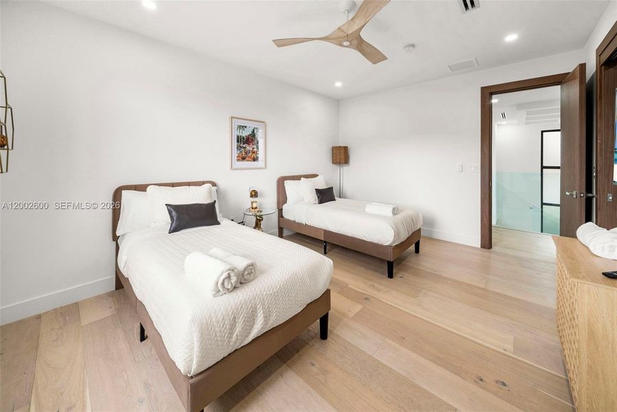 Furnished interior view inside a new home in , Miami (Image 17).