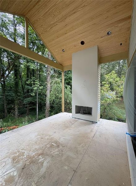 In-progress construction of a new home in , Alpharetta, GA (Image 3).