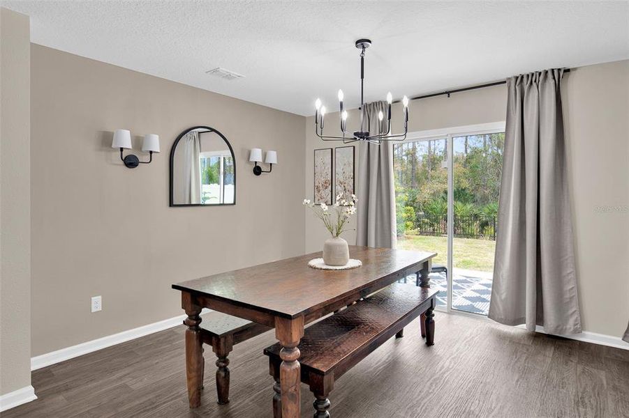 Furnished interior view inside a new home in Sawmill Branch, Palm Coast (Image 15).