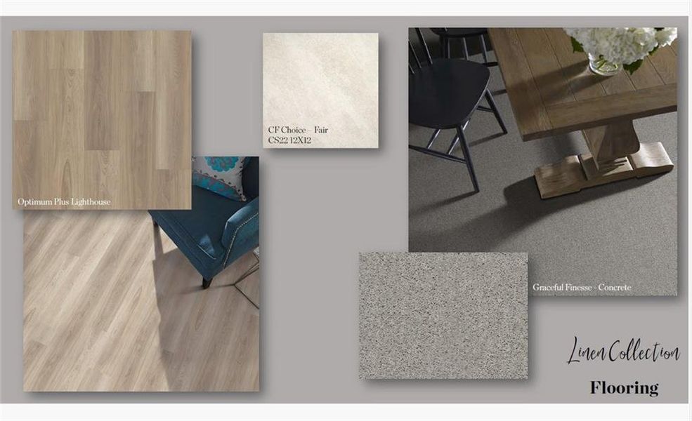Sample of building materials used in homes in Brookside Reserve, Alpharetta (Image 21).