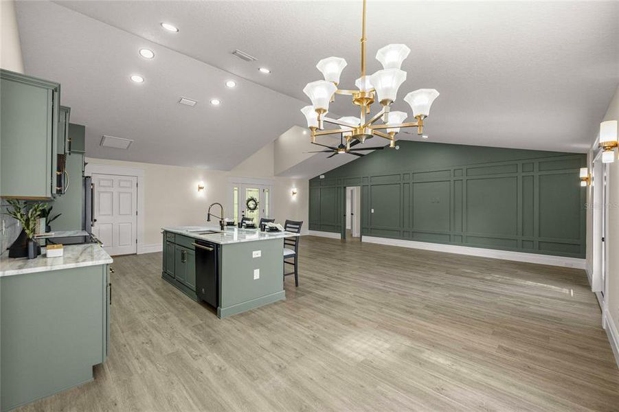Furnished interior view inside a new home in , Ocala (Image 33).