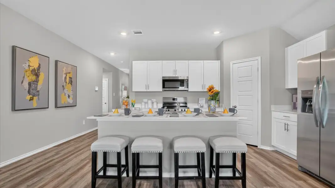 Furnished interior view inside a new home in Longhorn Estates, Fort Worth (Image 6).
