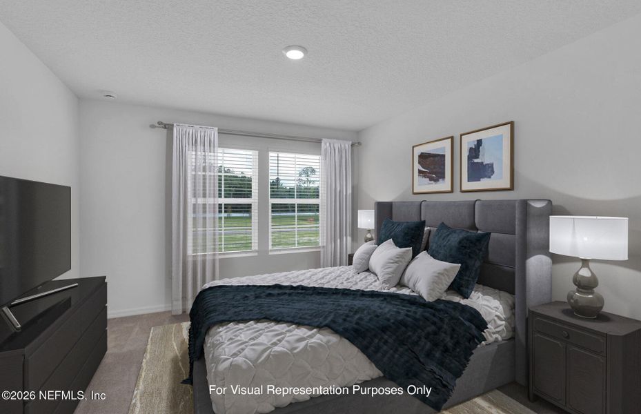 Furnished interior view inside a new home in , Jacksonville (Image 13).