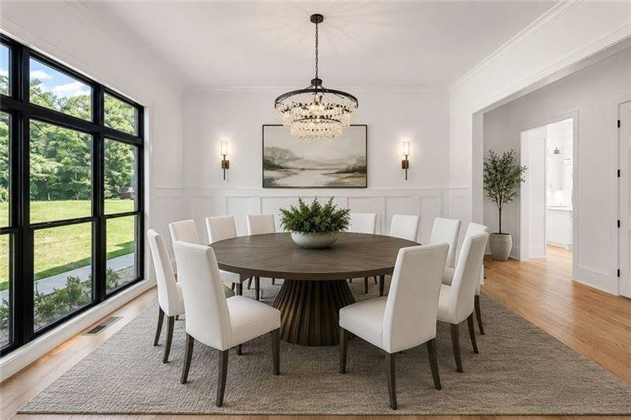 Furnished interior view inside a new home in , Acworth (Image 41).