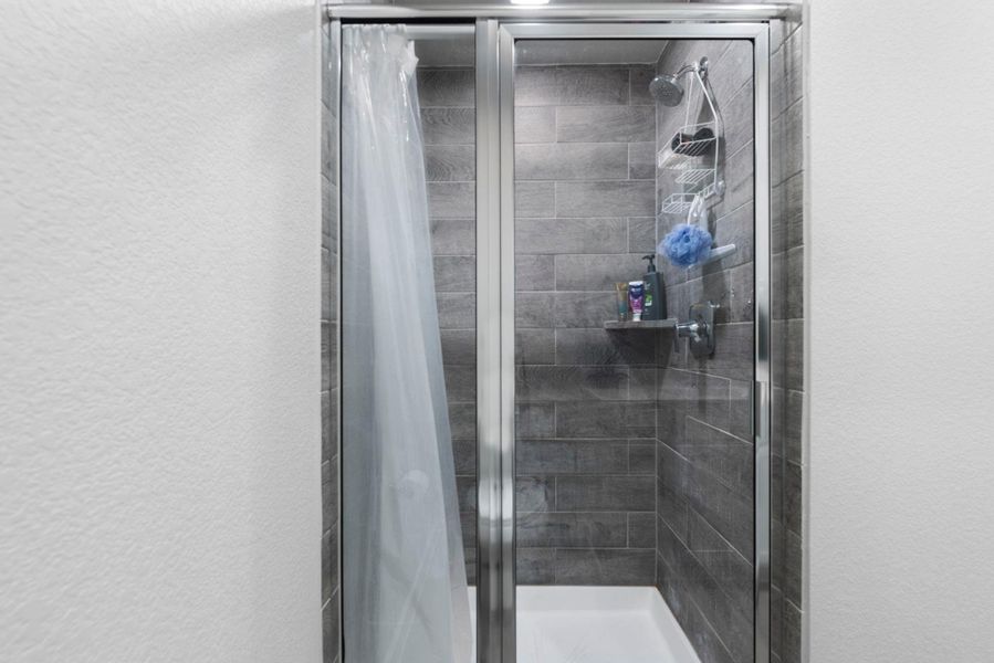 Furnished interior view inside a new home in Edgewood Village, Houston (Image 23). Furnished interior view inside a new home in Edgewood Village, Houston (Image 23).