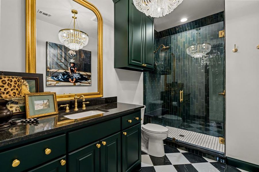 Furnished interior view inside a new home in , Aledo (Image 27).