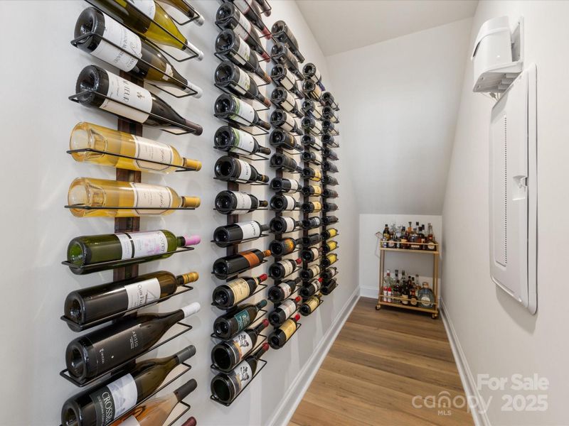 First floor closet/wine room