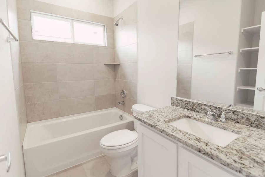 Representative furnished interior of a home built from the Norwood by Stonehollow Homes in Heritage Grove, Blue Ridge (Image 5). Representative furnished interior of a home built from the Norwood by Stonehollow Homes in Heritage Grove, Blue Ridge (Image 5).