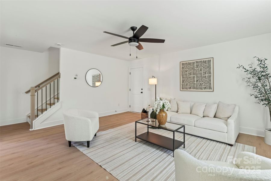 Furnished interior view inside a new home in , Fort Mill (Image 3).
