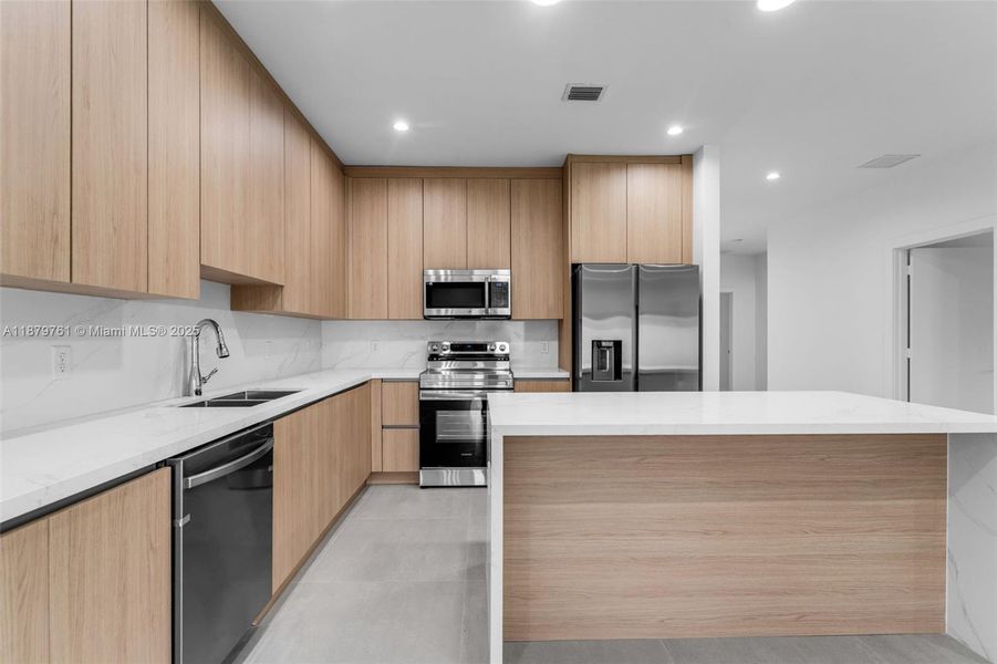 Furnished interior view inside a new home in , Miami (Image 14). Furnished interior view inside a new home in , Miami (Image 14).