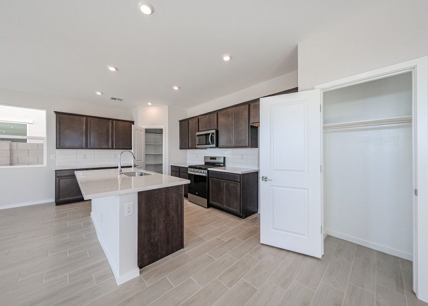 Furnished interior view inside a new home in Teravalis, Buckeye (Image 8).