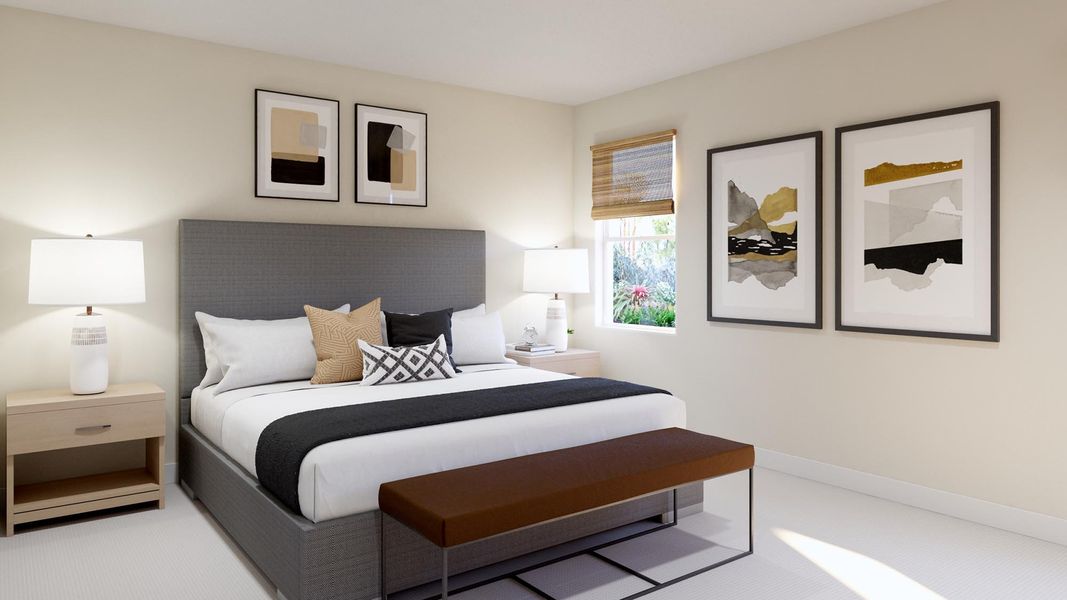 Representative furnished interior of a home built from the Miles by Risewell Homes in Brack Ranch, St. Cloud (Image 5).