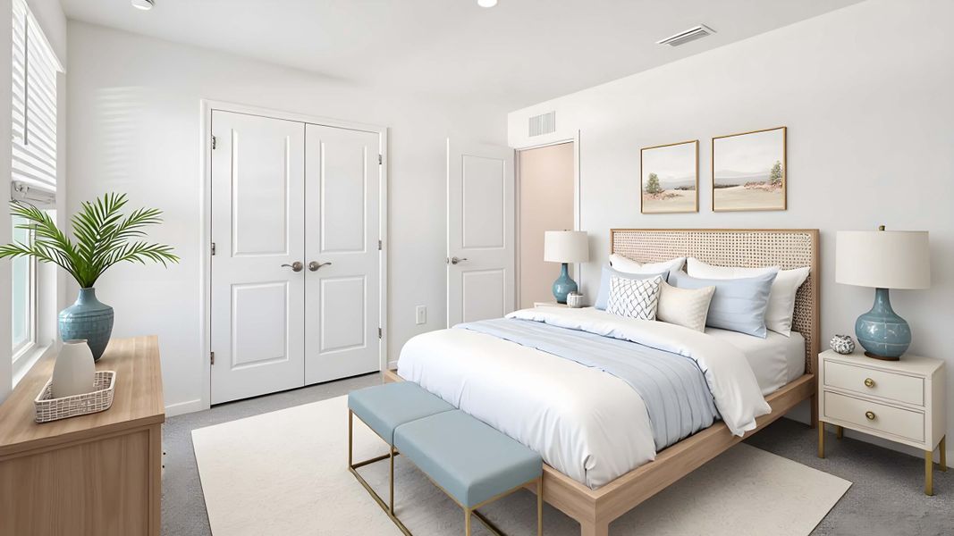 Furnished interior view inside a new home in Sandal Key, Weeki Wachee (Image 10).