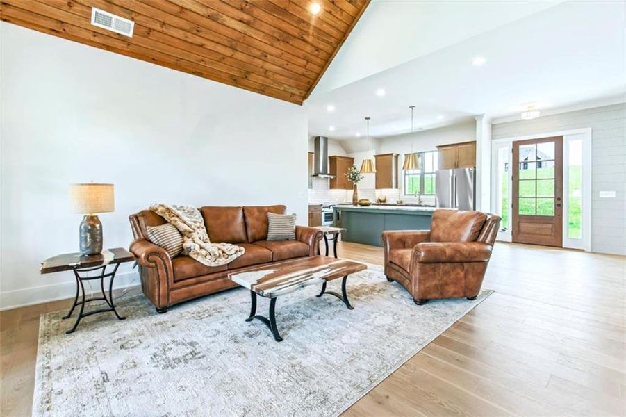 Furnished interior view inside a new home in , Blairsville (Image 69).