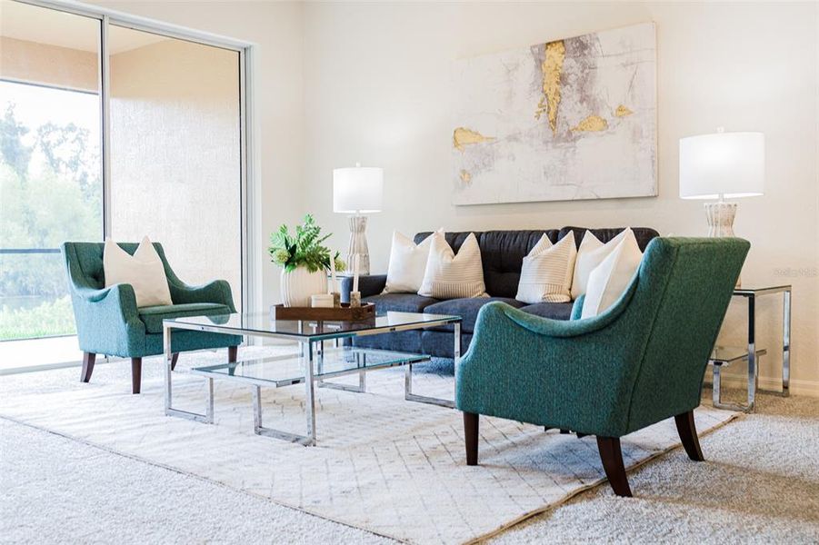 Furnished interior view inside a new home in , Winter Haven (Image 25).