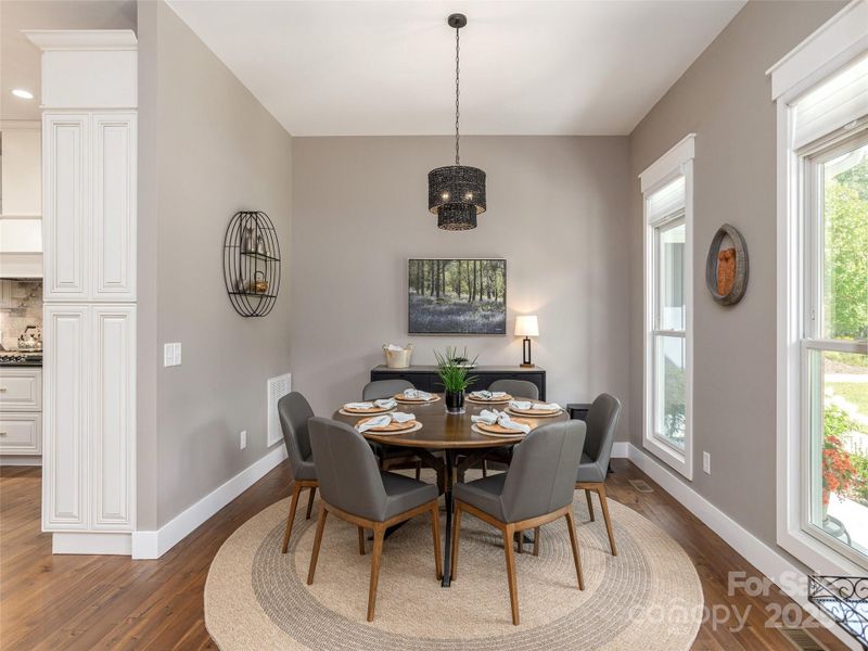 Furnished interior view inside a new home in , Hendersonville (Image 10).