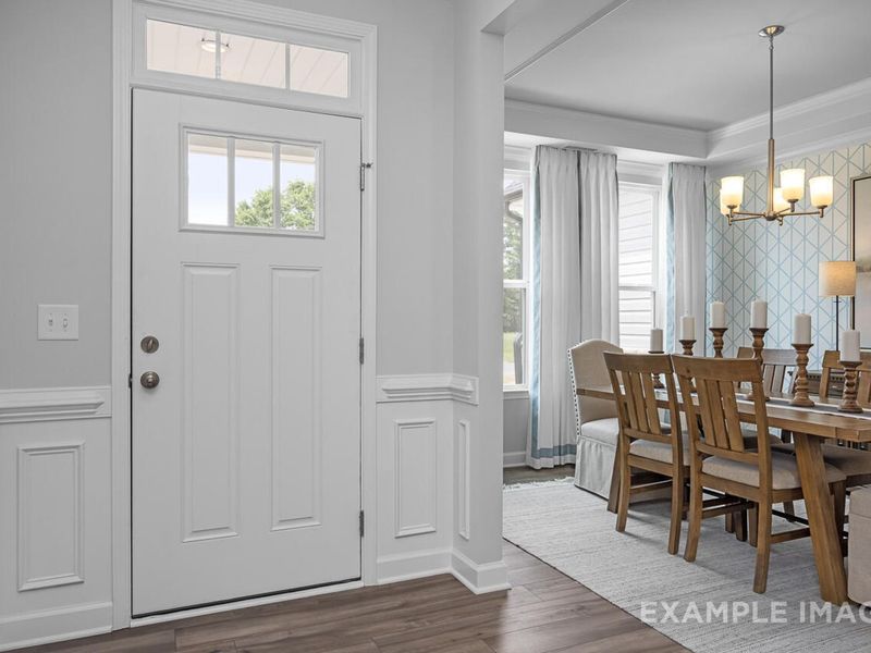Furnished interior view inside a new home in Tobacco Road, Angier (Image 3).