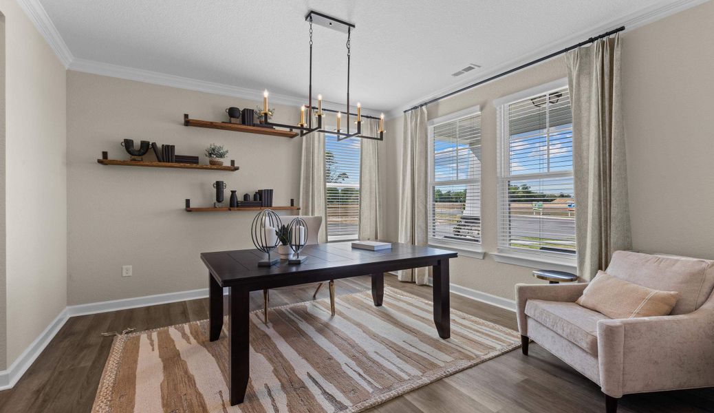 Furnished interior view inside a new home in Traditions at Carolina Forest, Myrtle Beach (Image 12).