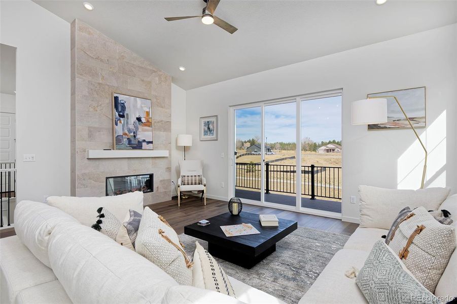 Furnished interior view inside a new home in , Fort Collins (Image 15).