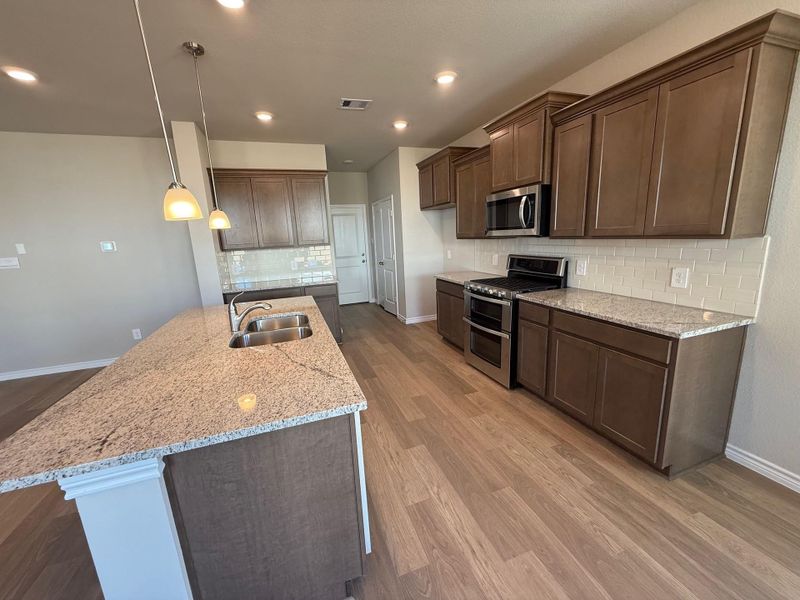 Furnished interior view inside a new home in Southern Pointe, College Station (Image 7).