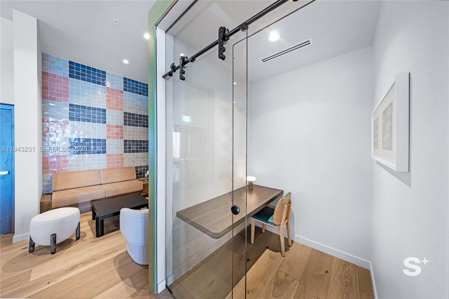 Furnished interior view inside a new home in , Miami (Image 12).