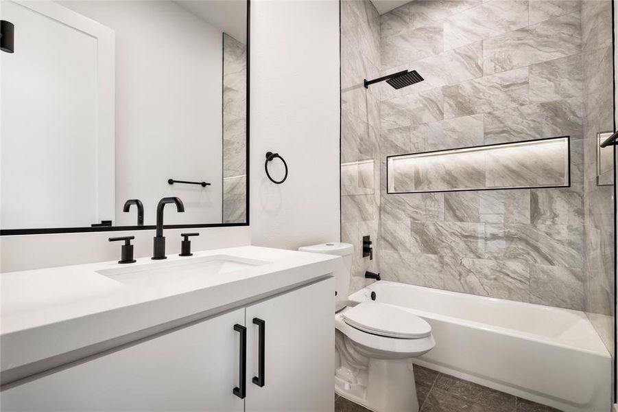 Furnished interior view inside a new home in , Dallas (Image 3).